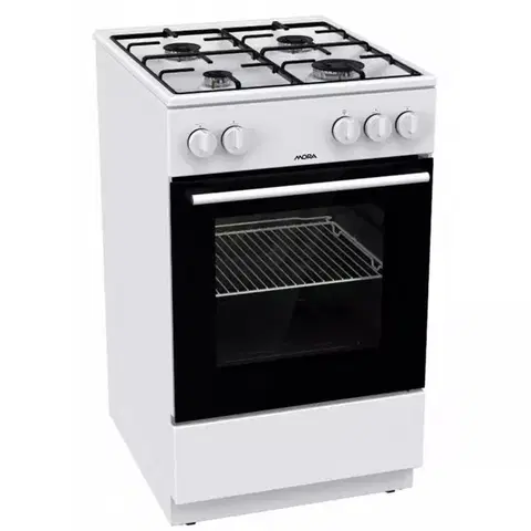 Vybavenie kuchyne Plynový sporák Mora biely P 2240 AW