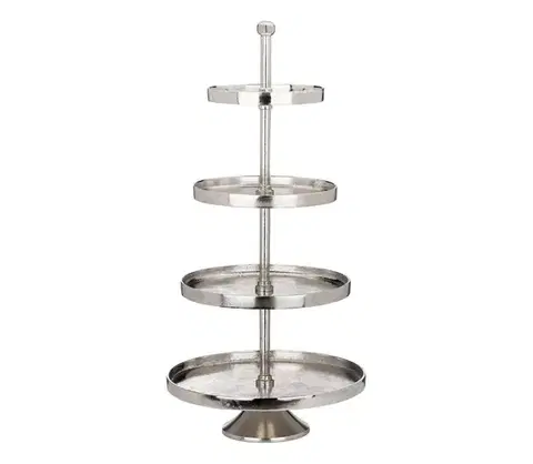 Taburetky Eglo 427647 - Servírovací stojan BABIRIK 70x35 cm chróm 427647