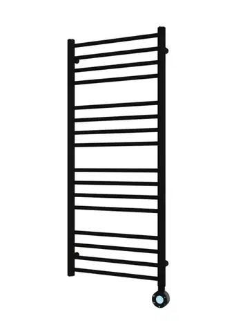 Radiátory do kúpeľne Radiátor elektrický SAT Paul 114x50 cm čierna matná SATRAPA1140500EBL SATRAPA1140500EBL
