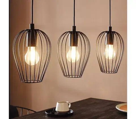 Svietidlá Eglo 49478 - Luster NEWTOWN 3xE27/60W/230V 49478
