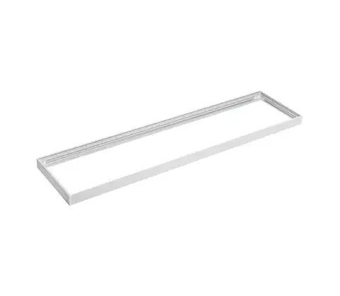 Svietidlá  Kovový rám na inštaláciu LED panelov 1200x300 mm biela 035011_FRAME