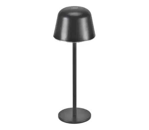 Záhradné lampy Ledvance - LED Stmievateľná vonkajšia nabíjacia lampa TABLE LED/2,5W/5V IP54 čierna 4099854185366