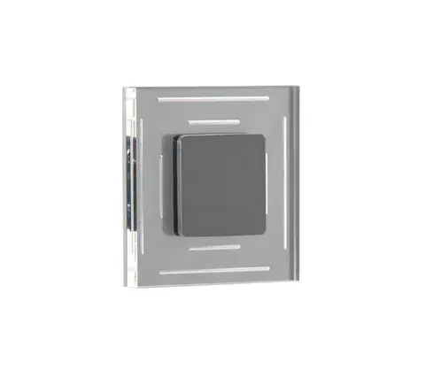 LED osvetlenie LDST SP-01-SC-BZ8- LED schodiskové svietidlo SPACE 8xLED/1,2W/230V matná čierna SP-01-SC-BZ8