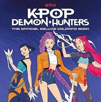 Pre deti a mládež KPop Demon Hunters: Official Colouring Book - Random House Worlds