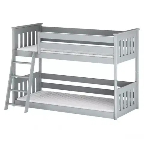 Poschodové postele Posteľ Kevin 90x200 grey