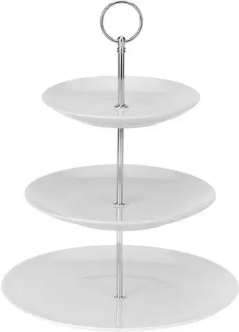 Podnosy a tácky EXCELLENT Etažér trojposchodový porcelánový EXCELLENT KO-628900040