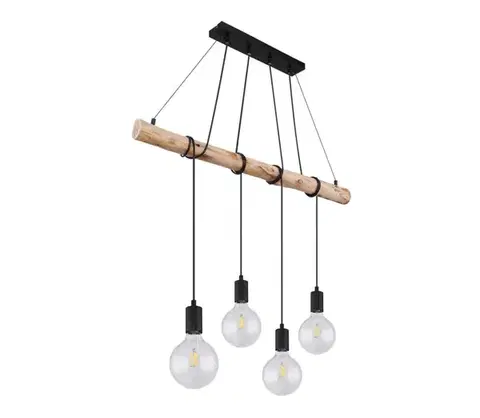 Svietidlá Globo 15439-4 - Luster na lanku AUSTON 4xE27/60W/230V 15439-4
