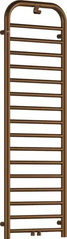 Radiátory do kúpeľne DEANTE - Silia matte brown kúpeľňové kúrenie - výška 157 cm; AGI_CG51