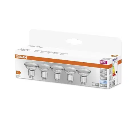 Žiarovky SADA 5x LED Žiarovka PAR16 GU10/4,3W/230V 4000K 36° - Osram 4058075617742