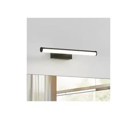 Kúpeľňové zrkadlá Eglo 901957 - LED kúpeľňové osvetlenie na zrkadlo VADUMI LED/7,4W/230V 40 cm IP44 čierna 901957