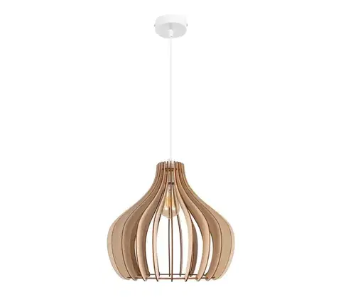 Svietidlá  Luster na lanku WILL 1xE27/60W/230V biela 0011