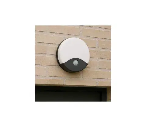Svietidlá  LED vonkajšie nástenné svietidlo s pohybovým senzorom LED/18W/230V IP44 antracit 008 0001268
