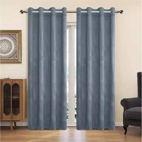 Metrážne závesy Závesový materiál YC11932/200G/023 sivá 150 cm Tovar na mieru