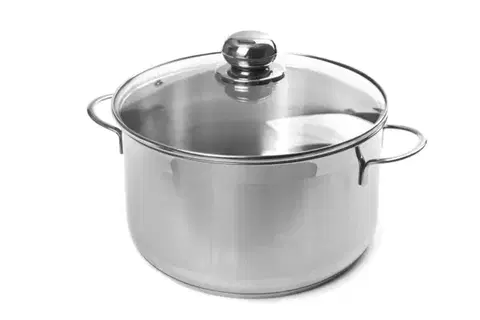 Hrnce SSW - Nerezový hrniec 24cm so sklenenou pokrievkou, 6,1L