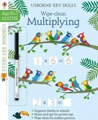 Jazykové učebnice - ostatné Wipe-Clean Multiplying 6-7 - Holly Bathie,Marta Cabrol