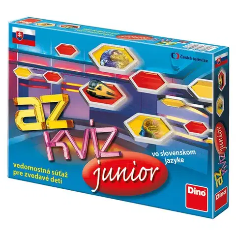 Vedomostné a edukatívne hry Dino Toys Hra AZ Kvíz Junior Dino (slovenská verzia)