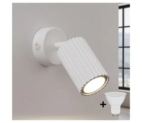 Svietidlá BRILAGI - LED nástenné bodové svietidlo CRESTO 1xGU10/10W/230V biela BR.1541