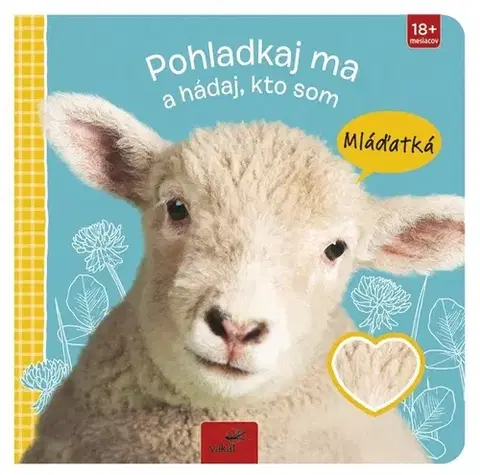 Leporelá, krabičky, puzzle knihy Pohladkaj ma a hádaj, kto som - Mláďatká
