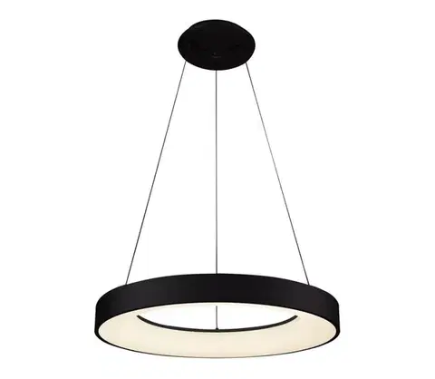 Svietidlá Azzardo  - LED Luster na lanku SANTANA LED/30W/230V čierna 