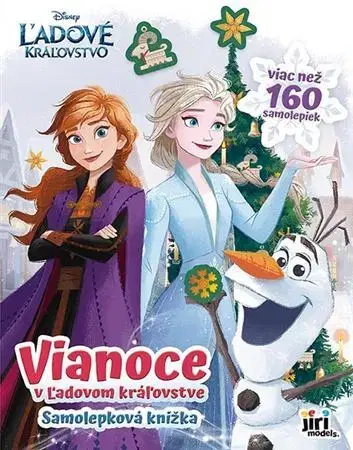 Nalepovačky, vystrihovačky, skladačky Samolepková knižka Ľadové kráľovstvo