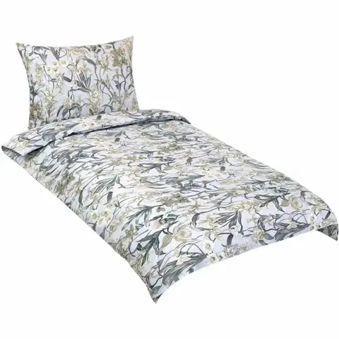 Obliečky Bellatex Bavlnené obliečky Orchidea, 140 × 200, 70× 90 cm