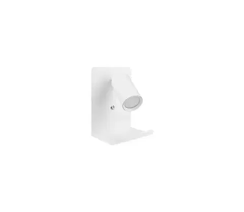 Svietidlá  Nástenné bodové svietidlo s poličkou a USB nabíjačkou 1xGU10/35W/230V biela BEDROOM LIGHT REST WHITE USB