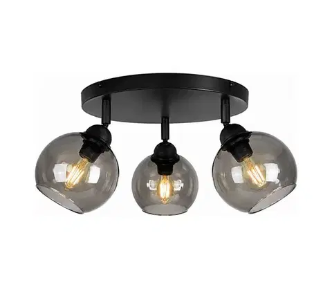 Svietidlá Keter Lighting Bodové svietidlo UNO 3xE27/60W/230V čierna 1221/22