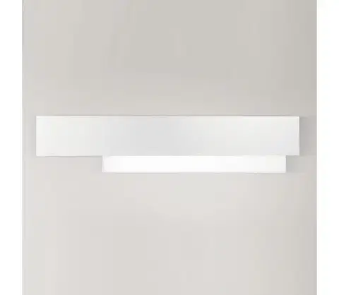 Svietidlá Gea Luce DOHA A G B - LED Nástenné svietidlo DOHA LED/25W/230V 70 cm biela DOHA A/G B