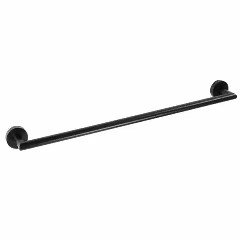 Kúpeľňový nábytok SAPHO XB405 X-Round Black držiak na uteráky 35 cm, čierna