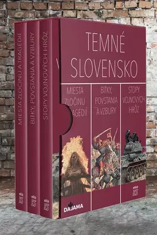 Encyklopédie, obrazové publikácie Trilógia: Temné Slovensko (v obale) - Tomáš Galierik,Ján Lacika