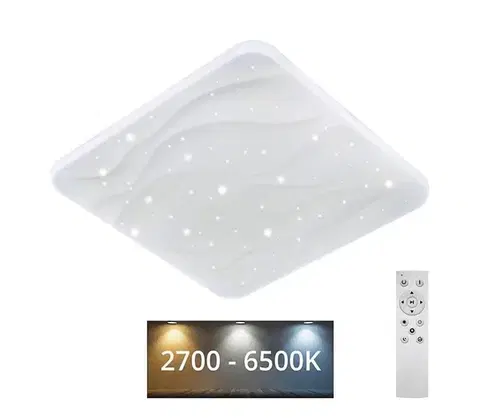 Svietidlá  LED Stmievateľné stropné svietidlo NERIS LED/60W/230V 2700-6500K + diaľkové ovládanie 008 0001106