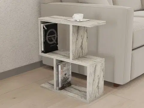 Konferenčné stolíky Príručný stolík / Odkladací stolík Zet - Freesia Marble