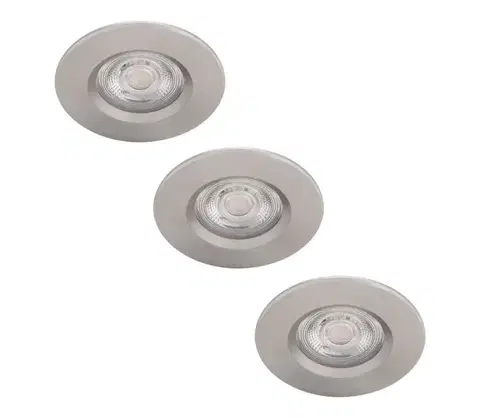 Svietidlá Philips - SADA 3x LED Stmievateľné kúpeľňové svietidlo LED/5W/230V 2700K IP65 8718699755959