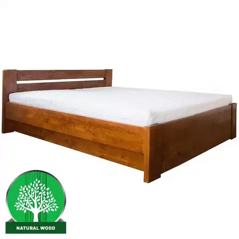 Drevené postele Posteľ drevené Lulea Plus 160x200 Jelša