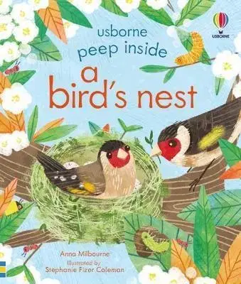Leporelá, krabičky, puzzle knihy Peep Inside a Birds Nest - Anna Milbourne,Stephanie Fizer Coleman