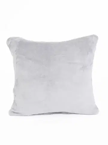 Dekoračné obliečky MKLozkoviny.sk Obliečka na vankúšik mikroplyš Exclusive 40 × 40 cm - Laura svetlo sivá-  -