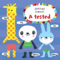 Leporelá, krabičky, puzzle knihy Játékos szavak - A tested - Stella Baggott