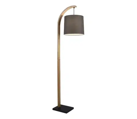 Lampy Viokef Lighting Stojacia lampa HANA 1xE27/40W/230V hnedá 4305600