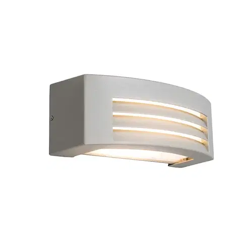 Vonkajšie nástenné svietidlá Moderná nástenná lampa sivá IP44 - Hurricane 1