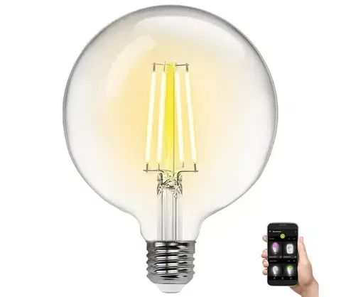 Žiarovky  B.V. LED Žiarovka FILAMENT G125 E27/6W/230V 2700-6500K -  S10301K85