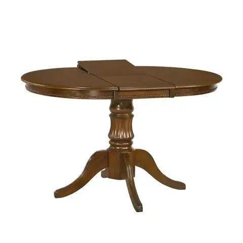 Stoly v podkrovnom štýle Rozkladací stôl William 90/124x90cm Mdf/Drevo – Orech