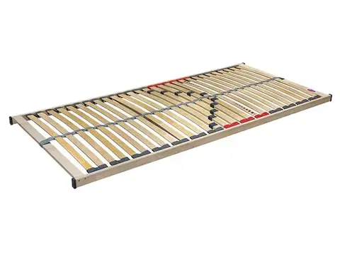 Rošty do postelí KONDELA Double Klasik New lamelový rošt 140x200 cm brezové drevo / guma