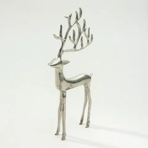 Vianočné dekorácie Figúrka Silver Deer I 36 cm