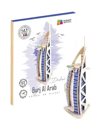 3D puzzle 3D Creative Drevené 3D puzzle Burdž Al Arab