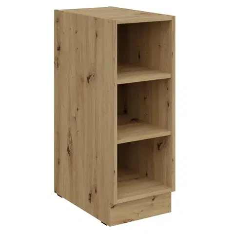 Kuchynské dolné skrinky KONDELA Frisbo / Arsany 30 D OTW BB dolná kuchynská skrinka dub artisan