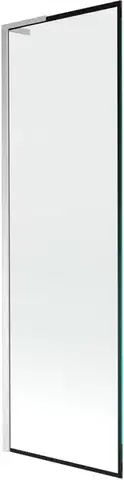 Sprchové dvere MEXEN/S - Next L vaňová zástena FIX 60 x 150, čierna vzor, chróm 895-060-000-03-70-01