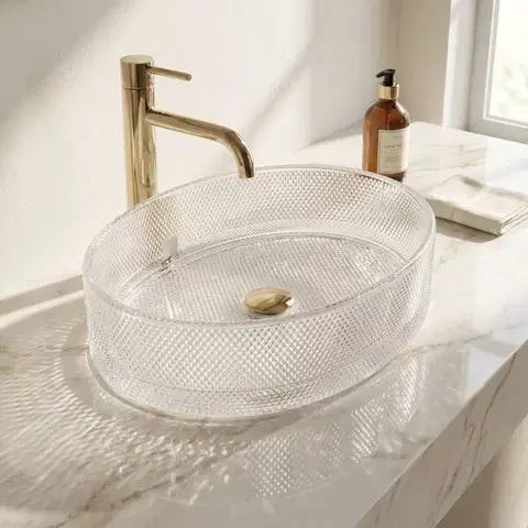Umývadlá REA - Umývadlo na dosku Mirella Transparent REA-U3525