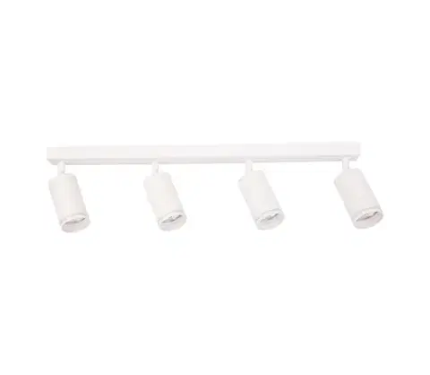 Svietidlá  Bodové svietidlo PIPE 4xGU10/10W/230V biele ML2074
