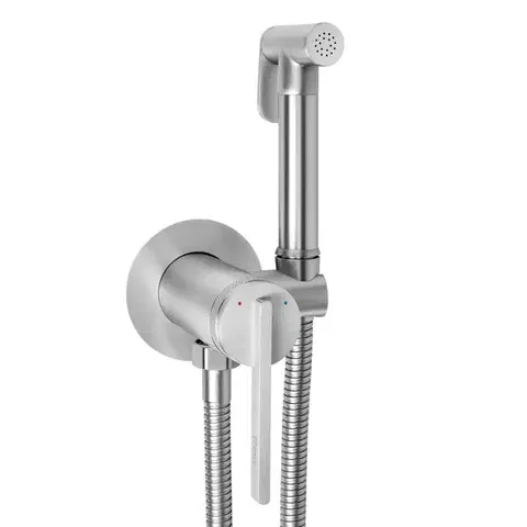 Kúpeľňové batérie REA - Podomietková bidetová batéria Grace Brush Nickel REA-B4501