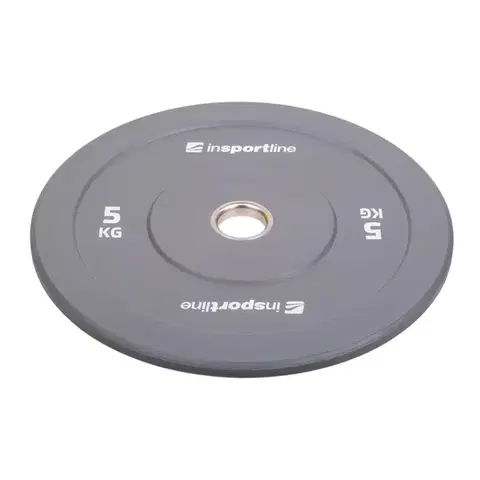 Závažia k činkám Gumový kotúč inSPORTline Bumper Plate Go 5 kg 50 mm